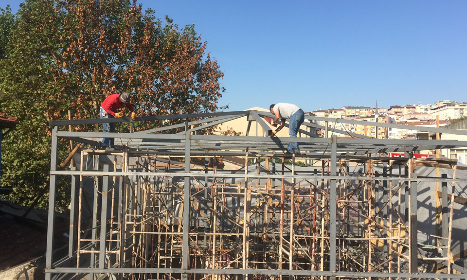 Kasımpaşa tarihi hamamı çatı işleri, iç ve dış restarosyon çalışmaları