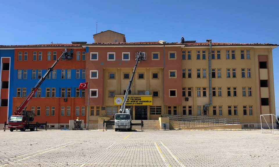 Türk telekom şehit murat naiboğlu anadolu lisesi iç ve dış tüm işleri