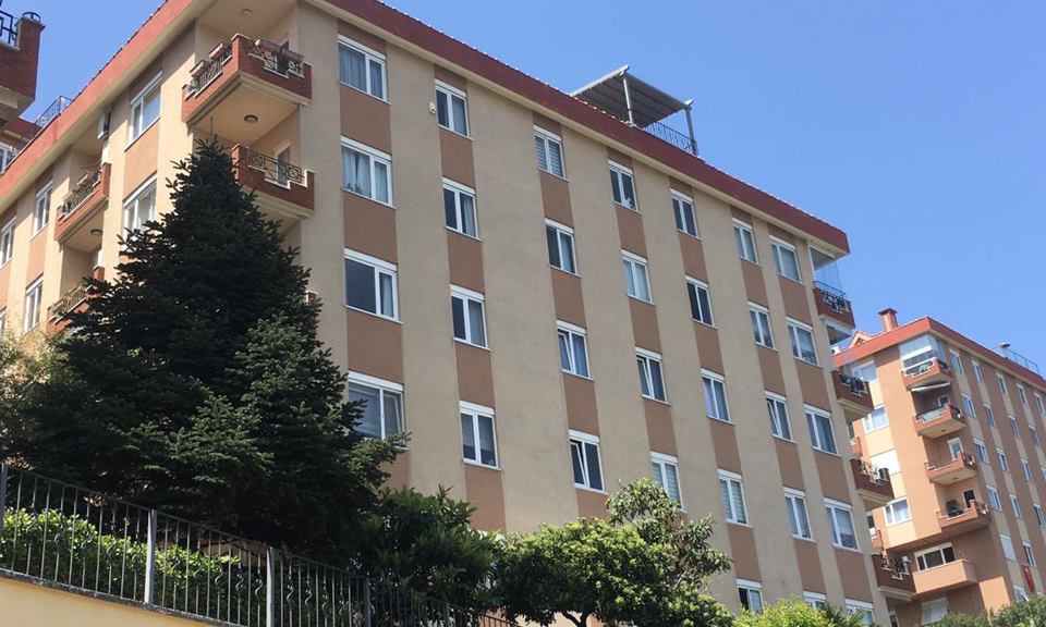 Maslak seba koru sitesi dış cephe, çatı, seramik, sıva ve boya çalışmaları